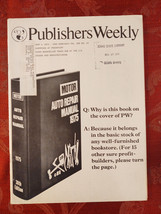 Publishers Weekly Book Trade Magazine November 4 1974 Samuel Eliot Morison - £12.81 GBP