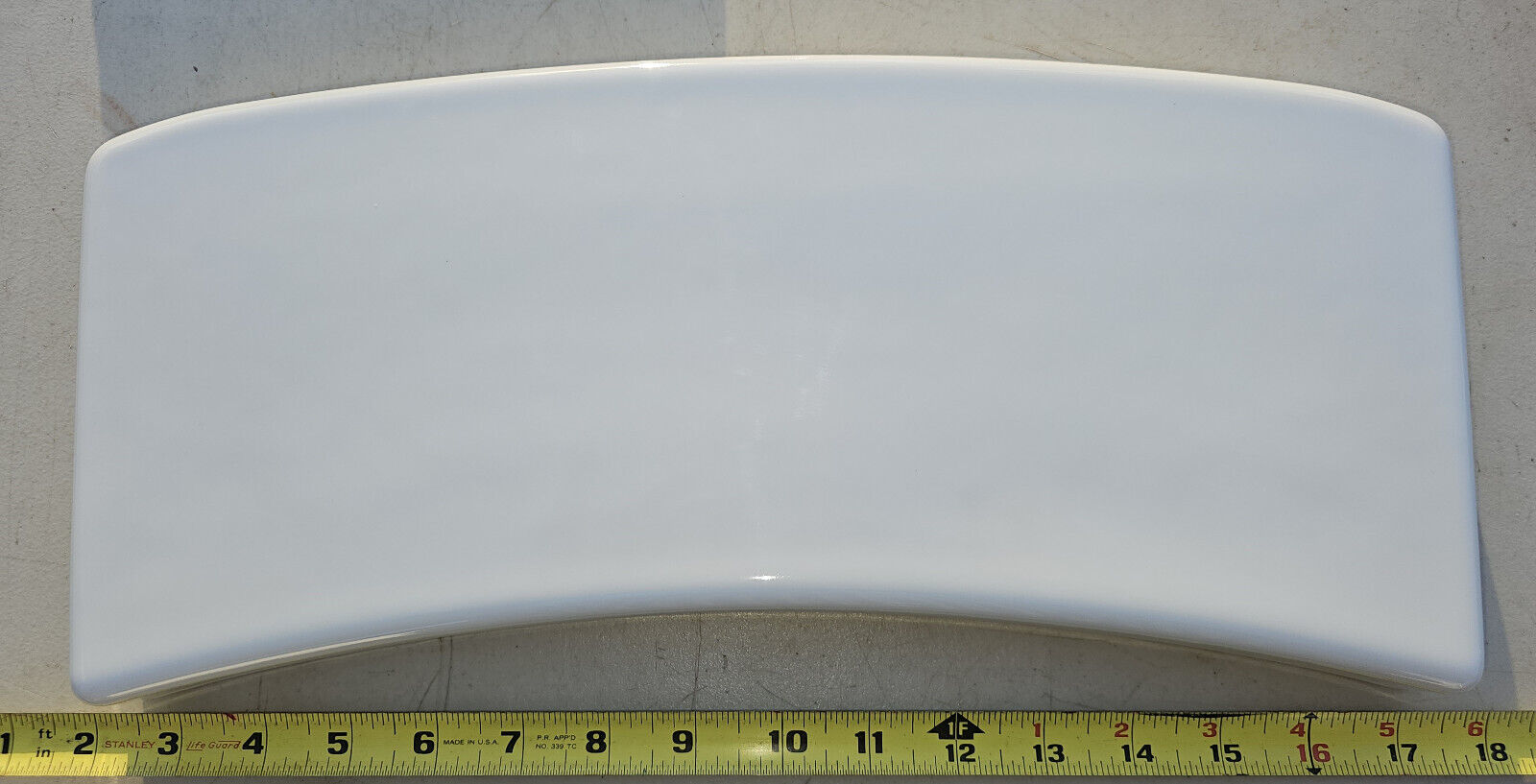 Primary image for 24II54 KOHLER TOILET TANK LID, WHITE, CONCAVE FRONT, 16" X 7-1/4" OVERALL, #2786