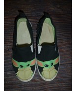 Mandalorian Grogu Baby Yoda Girls Boys Slip-on Shoes Size 13 - $15.07 CAD