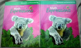 2009 H Mifflin Harcourt Math Expressions Gr 1 Homework And Remembering Bundle - £10.54 GBP