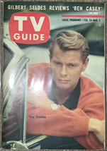 TV Guide Feb 24 - Mar 2, 1962, Troy Donahue On Cover - £7.41 GBP