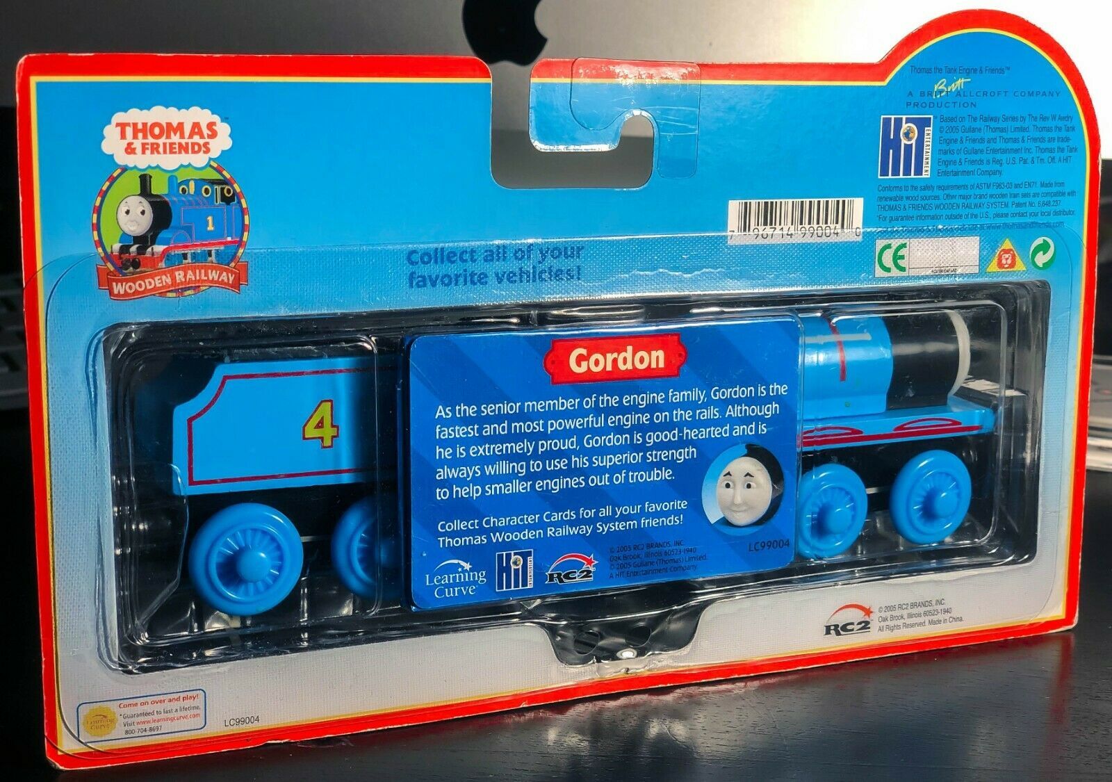 Primary image for Thomas TANK Train Friends WOODEN RAILWAY 2005 GORDON express ENGINE COLLECTIBLE