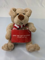 Animal Adventure Tan Dog Plush Sits 6 Inch Gift Card Holder 2004 Stuffed... - $9.95