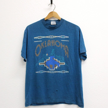 Vintage Oklahoma Cowboy T Shirt Large - $31.93