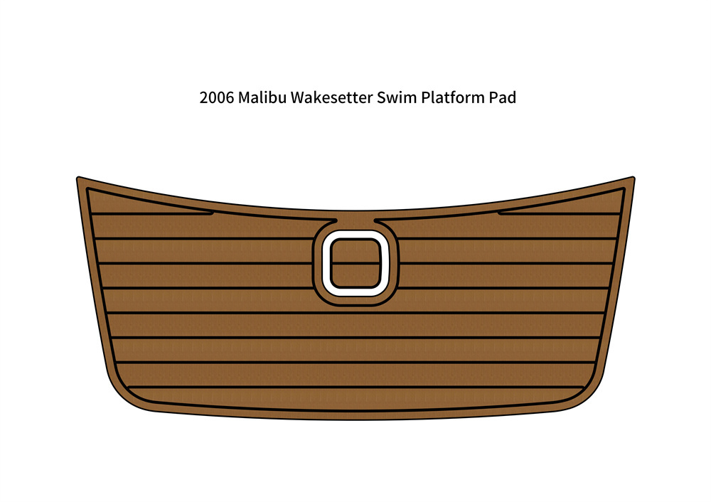 2006 Malibu Wakesetter Swim Platform Step Pad Boat EVA Foam Teak Deck Fl... - $281.00