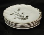 Lefton Wheat Gold Snack Plates Lot of 5 - $14.69
