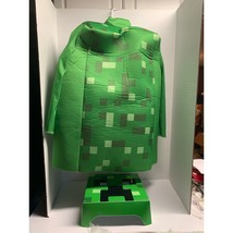 Disquise Minecraft Green Boys Medium 7 8 Costume Dress Up Halloween BodySuit Mas - £16.80 GBP