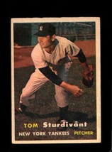 1957 TOPPS #34 TOM STURDIVANT VG+ (RC) YANKEES *NY7083 - $6.37