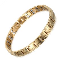 Women Fashion Jewelry Healing Magnetic Titanium Bio Energy Bracelet Bangles Uniq - £29.27 GBP