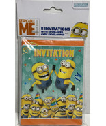 Despicable Me Minion Made Birthday Party Invitations 8 Count - £4.42 GBP