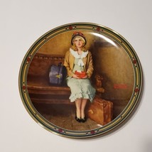 Norman Rockwell Plate A Young Girl&#39;s Dream Fine China By Edwin Knowles 1985 - £11.34 GBP