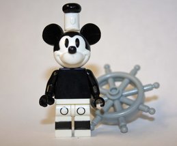 Mickey Mouse Disney Steamboat Willie Minifigure Custom - £5.11 GBP