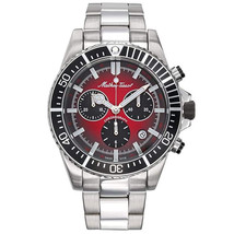 Mathey Tissot Men&#39;s Mathy Strike Red Dial Watch - H908CHAR - £161.98 GBP