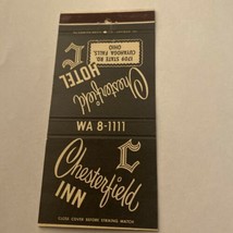 Vintage Matchbook Cover Matchcover Chesterfield Inn Hotel Cuyanoga OH - £2.97 GBP