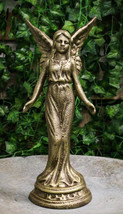 Cast Iron Rustic Enchanted Fantasy Fairy Garden Pixie Faerie Standing Figurine - £43.95 GBP