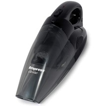 Impress GoVac Rechargeable Deluxe Handheld Vacuum with Base- Black - £65.25 GBP