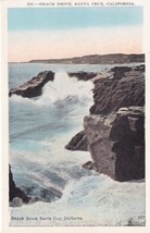 Beach Drive Santa Cruz California CA Postcard B18 - £2.34 GBP