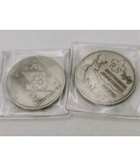 Lot Of 2 COIN TOKEN 1969 1977 NATIONAL JAMBOREE Boy Scout BSA Idaho Penn... - $9.49