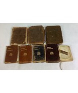 Lot Of 7 Antique Shakespeare Mini Leather Books And 1 Hamlet Mini Book - $365.81 MXN