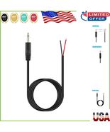 Versatile 3.5mm Mono 2 Pole Male Plug to Bare Wire Connector - 6 ft Repl... - $19.92 CAD