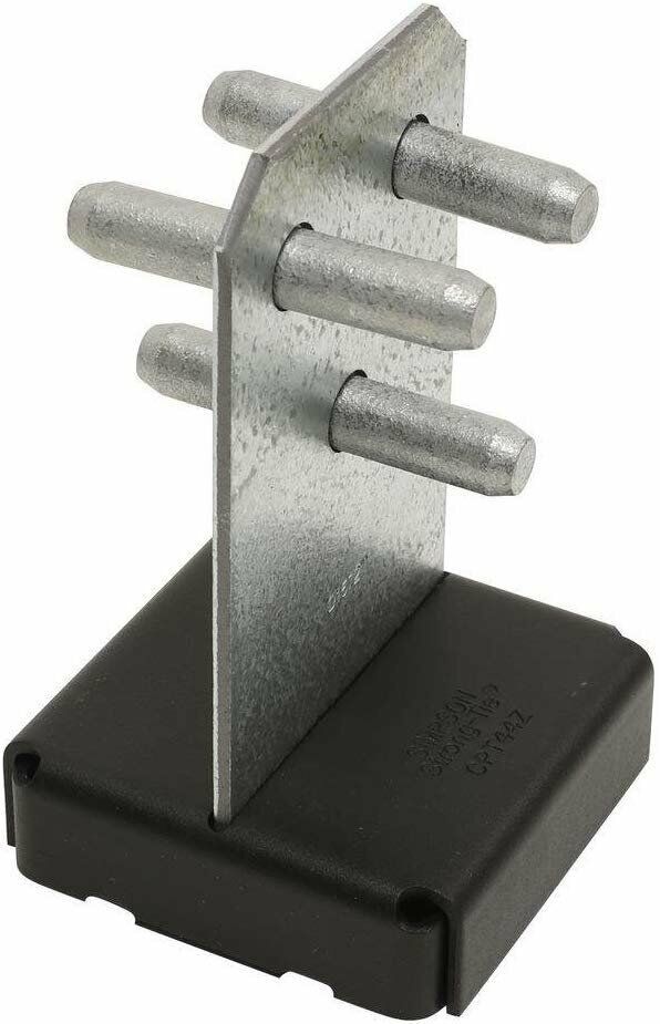 Primary image for Simpson Strong Tie CPT44Z ZMAX Galvanized 4 x 4 Concealed Post Base