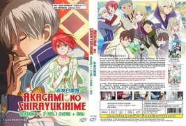 Anime Dvd~English Dubbed~Akagami No Shirayukihime Season 1+2(1-24End+OVA)+GIFT - £17.87 GBP