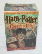 Harry Potter &amp; the Goblet of Fire Unabridged on 12 Audio Cassettes ~ New Sealed - £31.44 GBP
