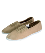Ladies Spanish Style Canvas Summer Shoes BEIGE Size 7 - $13.46 CAD