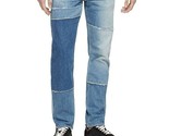Calvin Klein Men&#39;s Patchwork Stretch-Cotton Taper Jeans Size 38 Waist - $48.51