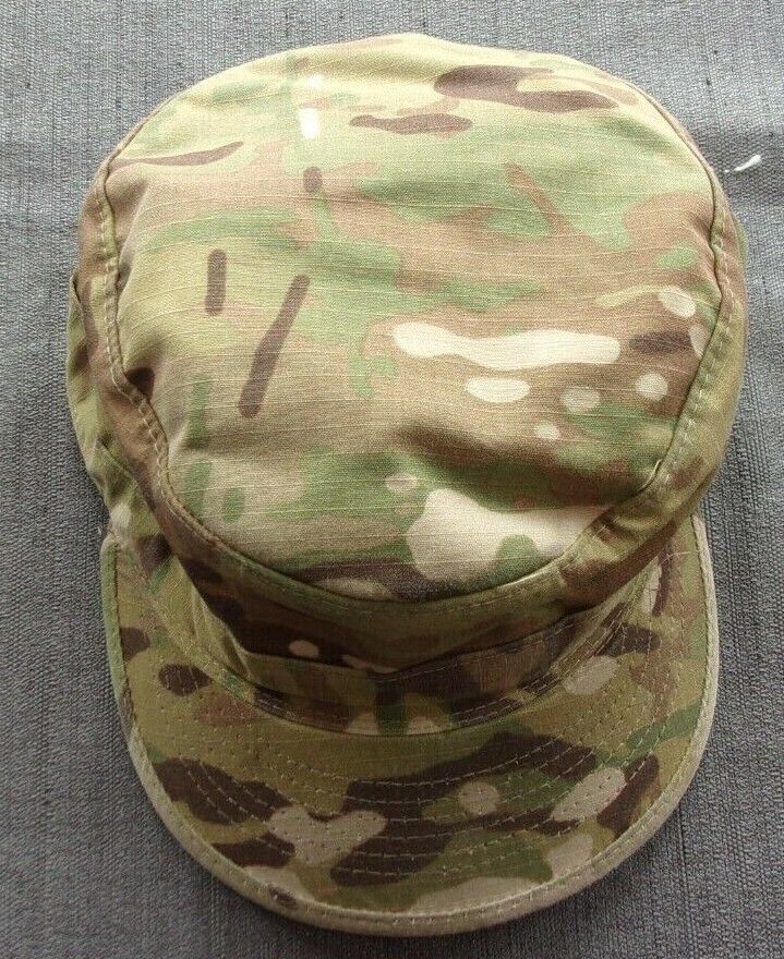 PRE-OWNED MULTICAM PATROL CAP MILITARY ISSUE SIZE 7 - $13.92