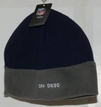 NFL Team Apparel Licensed San Diego Chargers Blue Gray Youth Knit Beanie image 2