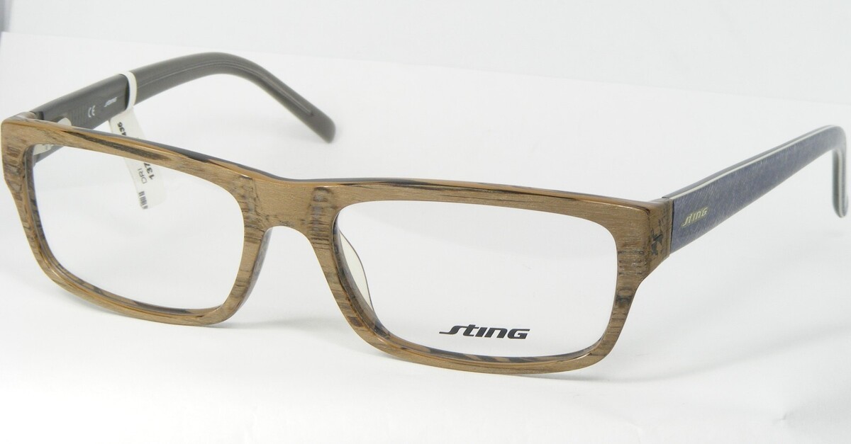Sting VS6435 0ANC Luce Noce Occhiali da Sole Montatura IN Plastica 54-17... - $56.42