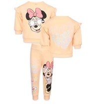 Two (2) Piece Disney™ MINNIE MOUSE ~ Peace &amp; Love ~ Yellow Jogger ~ Size 4 - $25.00