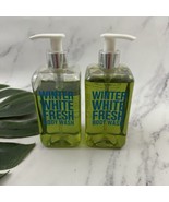 Bath and Body Works Winter White Fresh Body Wash Lot of 2 14oz Pump Bottle - €32,19 EUR