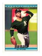 1992 Donruss #183 Joe Klink Oakland Athletics - £2.37 GBP