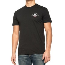 Nwt Quiksilver Msrp $37.99 Bermuda Mens Black Crew Neck Short Sleeve T-SHIRT S M - £14.82 GBP