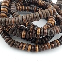 Vintage tibetan yak bone (buffalo) beads beaded necklace - $27.60