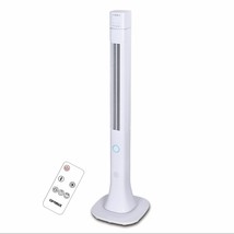 Optimus 48 Inch Pedestal Tower Fan with Remote Control, Bluetooth and LED - $2,905.11 MXN