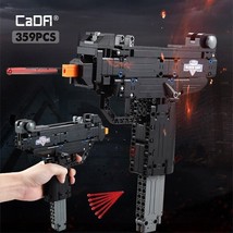 DIY Model Building Blocks Set Military Gun MOC Submachine Rifle Brick Toys Gift - $39.59