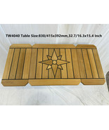 Boat Folding Teak Table Top 830/400X400,970/500X500,1250/600X600mm Marin... - $873.41 CAD+
