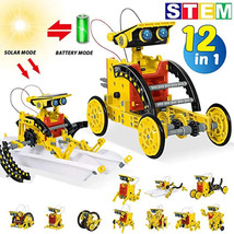 12 in 1 Science Experiment Solar Robot Toy DIY Building Powered Learning Tool - £15.71 GBP+