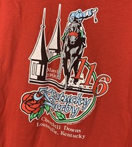 Vintage Kentucky Derby T Shirt 1990 Single Stitch Promo Horse Racing USA 90s - £39.32 GBP
