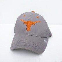 Captivating Headgear Texas Longhorn Hat Cap Adjustable Grey Orange NCAA Football - £11.84 GBP