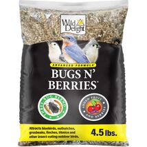 Wild Delight 099127 Bugs N&#39; Berries Wild Bird Food, 4.5 lb - $31.81