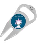 Horn to be Wild Unicorn Golf Ball Marker Divot Repair Tool Bottle Opener - $11.76