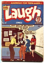 Laugh Comics #27 1948- Archie COMICS-Lingerie Panels - £116.03 GBP