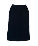 Style &amp; Co Black Long Pencil Skirt Size 8 Petite Modest Minimalist Offic... - $14.99