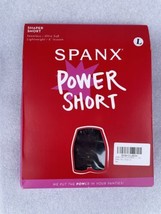 Spanx Power Short Very Black  Women&#39;s Size L Compression High Waisted - £20.85 GBP