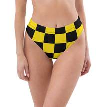 Autumn LeAnn Designs®  | Women&#39;s High-Waisted Bikini Bottoms, Black and ... - £30.66 GBP