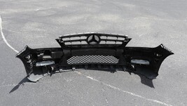 12-14 Mercedes C300 Sdn Front Bumper Sport Package w/o headlamp washers or Park image 7